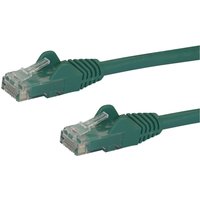 StarTech.com 10m CAT6 Ethernet Cable, 10 Gigabit Snagless RJ45 650MHz 100W PoE Patch Cord, CAT 6 10GbE UTP Network Cable w/Strain Relief, Green, Fluke Tested/Wiring is UL Certified/TIA - Category 6 - 24AWG (N6PATC10MGN) - patch cable - 10 m - green