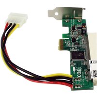 Startech PCI Express to PCI Adapter Card - PCIe to PCI Converter Adapter with Low Profile / Half-Height Bracket (PEX1PCI1) - PCIe x1 to PCI slot adapter