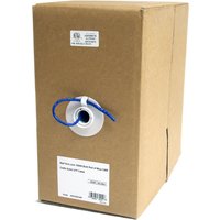 StarTech.com 1000ft CAT5e Ethernet Cable - Blue - Bulk Roll - Solid UTP Cable - CMR Rated - Box of CAT5e Network Wire Cable (WIRC5ECMR) - bulk cable - 305 m - blue