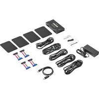 StarTech 4 Bay SSD/HDD Hard Drive Eraser, 2.5" & 3.5" SATA, Hostless Standalone Secure Erase External Disk Sanitizer, 9 Erase Modes, RS232 Printer Port, NIST/DOD & TAA Compliant - Built-in LCD Display (SATERASER4) - hard drive eraser