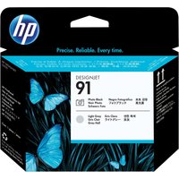 HP 91 - light grey, photo black - printhead
