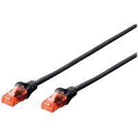 DIGITUS Patchkabel RJ45 U/UTP Cat6  1.00m schwarz Hebelsc Polybeutel DIGITUS Patchkabel RJ45 U/UTP Cat6  1.00m schwarz Hebelsc Polybeutel