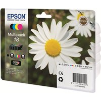 Epson 18 Multipack - 4-pack - black, yellow, cyan, magenta - original - ink cartridge