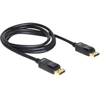 DELOCK Kabel Displayport St-St. Gold 2m