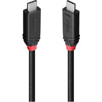 Lindy Black Line - USB-C cable - 24 pin USB-C to 24 pin USB-C - 1 m