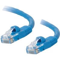C2G Cat5e Booted Unshielded (UTP) Network Patch Cable - patch cable - 50 cm - blue