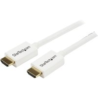 StarTech.com 7m/23 ft CL3 Rated HDMI Cable with Ethernet, In Wall Rated HDMI Cable 4K 30Hz, UHD High Speed HDMI Cable 10.2 Gbps Bandwidth, 4K Ultra HD HDMI 1.4 Video / Display Cable, 30AWG - Long White HDMI Cable - HDMI cable - 7 m