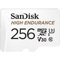 SanDisk High Endurance - flash memory card - 256 GB - microSDXC UHS-I