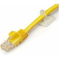 Startech 100 Pack Cable Tie Mounts with Adhesive Tape for 0.18 in. (4.6 mm) Wide Ties, Nylon/Plastic Zip Tie Mounts, Electrical/Network Cable Wrap Mounts / 94V-2 Fire & UL Rated TAA - Nylon 66 Zip Tie Mount (CBMCTM2) - cable tie mount - TAA Compliant