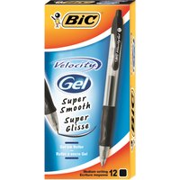 Click to view product details and reviews for Bic Velocity Rollerball Pen Black Pack Of 12. Click to view product details and reviews for Bic Velocity Rollerball Pen Black Pack Of 12.