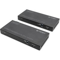 DIGITUS 4K HDBaseT HDMI KVM Extender Set USB 2.0 150m