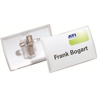 Click to view product details and reviews for Durable Name Badge For 40 X 75 Mm Transparent Pack Of 25. Click to view product details and reviews for Durable Name Badge For 40 X 75 Mm Transparent Pack Of 25.