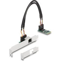 DELOCK Konverter M.2 Key B+M 1 x RJ45 2,5 Gigabit LAN