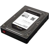StarTech.com 2.5" to 3.5" SATA HDD/SSD Adapter Enclosure - External Hard Drive Converter with HDD/SSD Height up to 12.5mm (25SAT35HDD) - storage enclosure - SATA 6Gb/s - SATA 6Gb/s