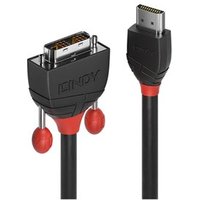 LINDY 5m HDMI/DVI-D Kabel Black Line