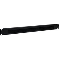 Startech 1U High-density Brush Strip Cable Management Panel - Sturdy Steel Horizontal Data Centre Cable Management Panel (CMBRUSH1U) - rack cable management panel - 1U