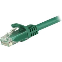StarTech.com 1.5m CAT6 Ethernet Cable, 10 Gigabit Snagless RJ45 650MHz 100W PoE Patch Cord, CAT 6 10GbE UTP Network Cable w/Strain Relief, Green, Fluke Tested/Wiring is UL Certified/TIA - Category 6 - 24AWG (N6PATC150CMGN) - patch cable - 1.5 m - green