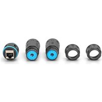 DIGITUS Außenanschluss Patchkabel CAT6A Verbinder RJ45->RJ45