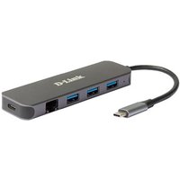 D-Link DUB-2334  USB-C nach 1000MBit Adapter mit USB-Hub retail D-Link DUB-2334  USB-C nach 1000MBit Adapter mit USB-Hub retail