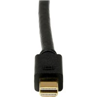 StarTech.com 3 ft Mini DisplayPort to DVI Adapter Cable - Mini DP to DVI Video Converter - MDP to DVI Cable for Mac / PC 1920x1200 - Black (MDP2DVIMM3B) - DisplayPort cable - 91.44 cm