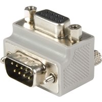 StarTech Right Angle DB9 to DB9 Serial Cable Adapter Type 2 - M/F (GC99MFRA2) - serial adapter - DB-9 to DB-9