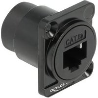 DELOCK D-Typ Modul RJ45 Cat.6A Buchse zu Buchse
