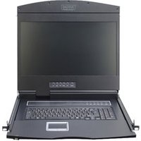 DIGITUS Konsole 19" TFT 16-Port CAT 5 KVM & Touchpad, DE