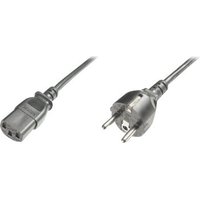 DIGITUS Netzanschlusskabel, 1,8m, Schuko - C13, schwarz DIGITUS Netzanschlusskabel, 1,8m, Schuko - C13, schwarz