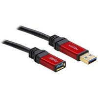 DELOCK USB3.0 Verl. A -> A St/Bu 5.00m Premium