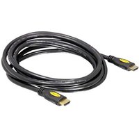 DELOCK HDMI Kabel Ethernet A -> A St/St 5.00m 4K Gold