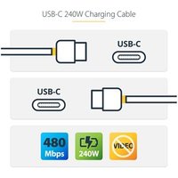 STARTECH 3m USB-C Ladekabel 240W PD