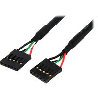 StarTech.com 5 Pin USB 2.0 Header - 18 in USB IDC Motherboard Header Cable - F/F (USBINT5PIN) - USB cable - 5 pin IDC to 5 pin IDC - 45.7 cm