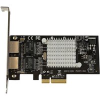 StarTech.com Dual Port PCI Express (PCIe x4) Gigabit Ethernet Server Adapter - 2 Port Network Card - Intel i350 NIC - GbE Network Card (ST2000SPEXI) - network adapter - PCIe 2.1 x4 - Gigabit Ethernet x 2