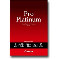 Click to view product details and reviews for Canon Photo Paper Pro Platinum Photo Paper 20 Sheets A3 300 G M². Click to view product details and reviews for Canon Photo Paper Pro Platinum Photo Paper 20 Sheets A3 300 G M².