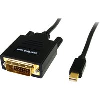 StarTech 6 ft Mini DisplayPort to DVI Cable - M/M - MDP to DVI Cable - MiniDP to DVI - Mini DP to DVI Converter (MDP2DVIMM6) - DisplayPort cable - 1.8 m