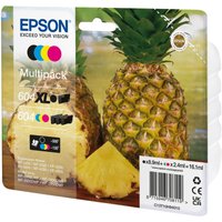 Epson 604XL Multipack - 4-pack - XL(black) + Standard Capacity - black, cyan, magenta, yellow - original - ink cartridge