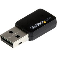 StarTech.com USB 2.0 AC600 Mini Dual Band Wireless-AC Network Adapter - 1T1R 802.11ac WiFi Adapter - 2.4GHz / 5GHz USB Wireless (USB433WACDB) - network adapter - USB 2.0