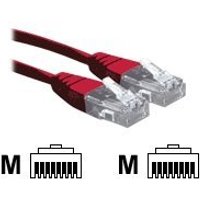 CONNEkT GEAR network cable - 0.5 m - red