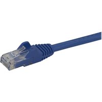 StarTech.com 10m CAT6 Ethernet Cable, 10 Gigabit Snagless RJ45 650MHz 100W PoE Patch Cord, CAT 6 10GbE UTP Network Cable w/Strain Relief, Blue, Fluke Tested/Wiring is UL Certified/TIA - Category 6 - 24AWG (N6PATC10MBL) - patch cable - 10 m - blue