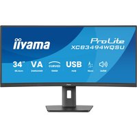 iiyama ProLite XCB3494WQSU-B1 - LED monitor - curved - 34" - HDR