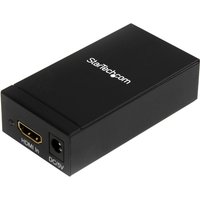 StarTech.com Active HDMI to DisplayPort Converter - 1920 x 1200 - EDID Support - HDMI or DVI to DP Converter (HDMI2DP) - video converter - black