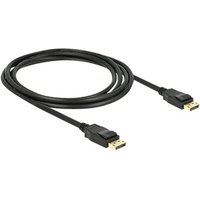 DELOCK Displayport Kabel DP -> DP St/St 2.00m schwarz 4K DELOCK Displayport Kabel DP -> DP St/St 2.00m schwarz 4K
