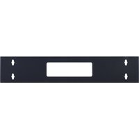 Startech 2U Hinged Wall Mount Patch Panel Bracket - 6 inch Deep - 19" Patch Panel Swing Rack for Shallow Network Equipment- 22lbs (WALLMOUNTH2) - wall mount bracket - 2U - 19"