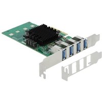 DELOCK PCI Express x4 Karte 4xextern USB 3.0 Quad Channel