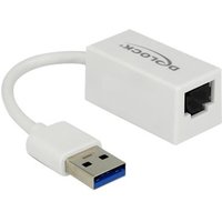 DELOCK Adapter SuperSpeed USB-A St > Gigabit LAN komp. Weiß