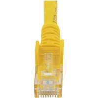 Startech 10m CAT6 Ethernet Cable, 10 Gigabit Snagless RJ45 650MHz 100W PoE Patch Cord, CAT 6 10GbE UTP Network Cable w/Strain Relief, Yellow, Wiring is UL Certified/TIA - Category 6 - 24AWG (N6PATC10MYL) - patch cable - 10 m - yellow