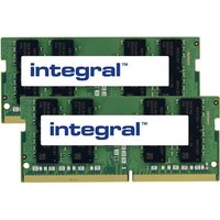 Integral - DDR4 - kit - 16 GB: 2 x 8 GB - SO-DIMM 260-pin - 2400 MHz / PC4-19200 - unbuffered