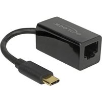 DELOCK Adapter SuperSpeed USB-C St > Gigabit LAN komp. schw.