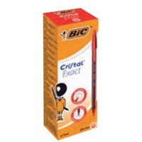 Click to view product details and reviews for Bic Cristal Exact Ballpoint Pen Red Pack Of 20. Click to view product details and reviews for Bic Cristal Exact Ballpoint Pen Red Pack Of 20.