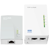 TP-Link TL-WPA4220KIT AV500 2-Port Wifi Powerline Adapter Starter Kit - powerline adapter kit - Wi-Fi - wall-pluggable